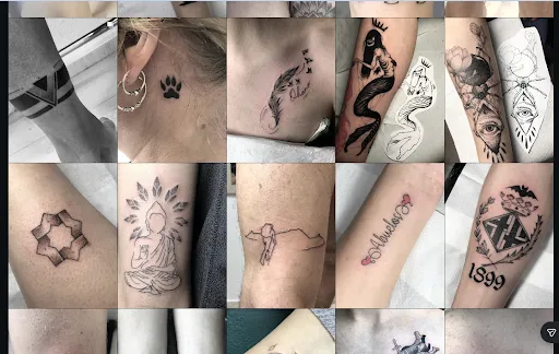 Pieza de tatuaje estilo Blackwork creada en el estudio SUBA TATTOO de Barcelona