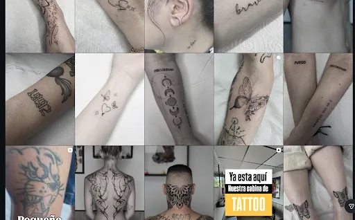Pieza de tatuaje estilo Fine Line creada en el estudio SUBA TATTOO de Barcelona